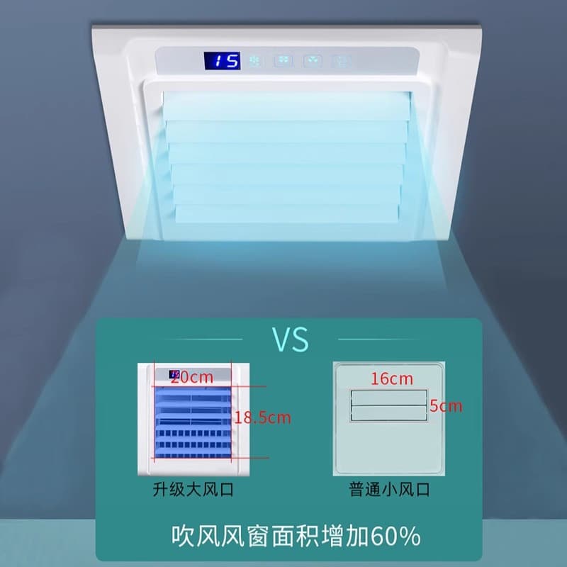 Smart Kitchen Cool Master with Integrated Lighting, Two-in-One Air Conditioning Ceiling Fan and Cooler Supplier