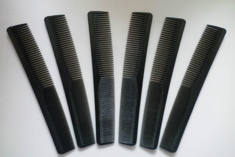 Double-Sided Comb Fine and Wide Teeth Straightening Comb Hair Cutting Comb Two-Sided Comb Bangs Hair Styling Sectioning Comb