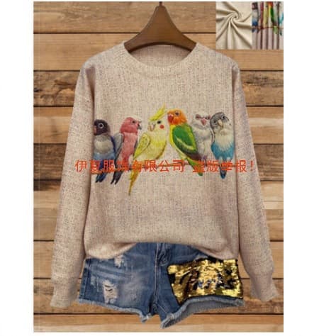 Yixia Apparel Cross-Border European and American Style Crew Neck Sweatshirt for Men D Printed Crew Neck Sweatshirt European and American Autumn/Winter Printed Pullover