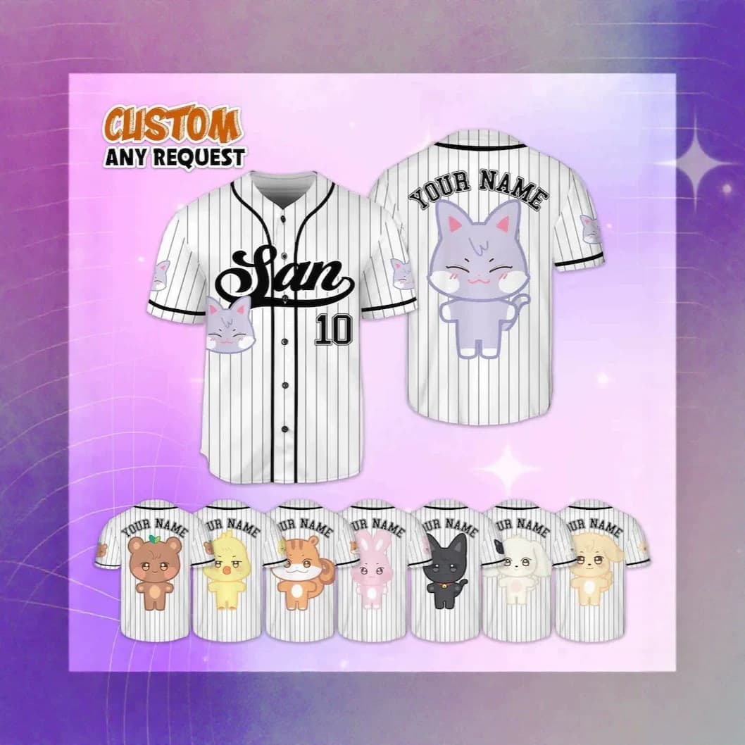 Cross-border independent station American baseball uniform 3D digital printing green furry Grinch short-sleeved loose sweatshirt in stock