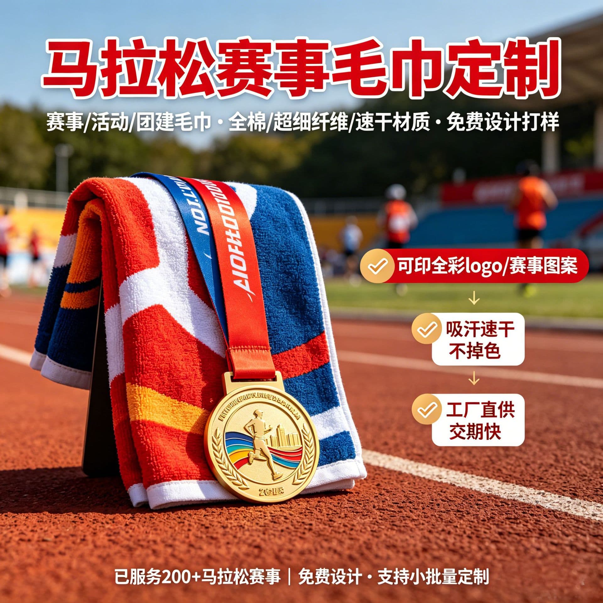Sports Towel Professional DIY Star Fan Marathon Gym Quick-Dry Printed Towel Logo Custom Printing