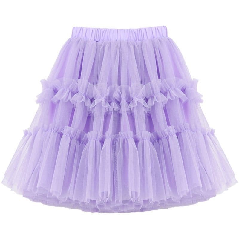 Girls' Skirt 2026 Summer New Style Mid-Length Dress Fashionable Korean Version Tutu Skirt Parent-Child Half Skirt Tulle Skirt Trendy