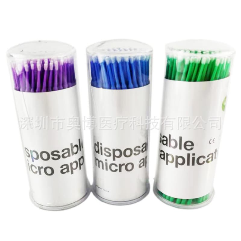 Semi-permanent Eyebrow Tattoo Cotton Swabs, Eyelash Extension Remover Cotton Swabs, Dental Application Sticks