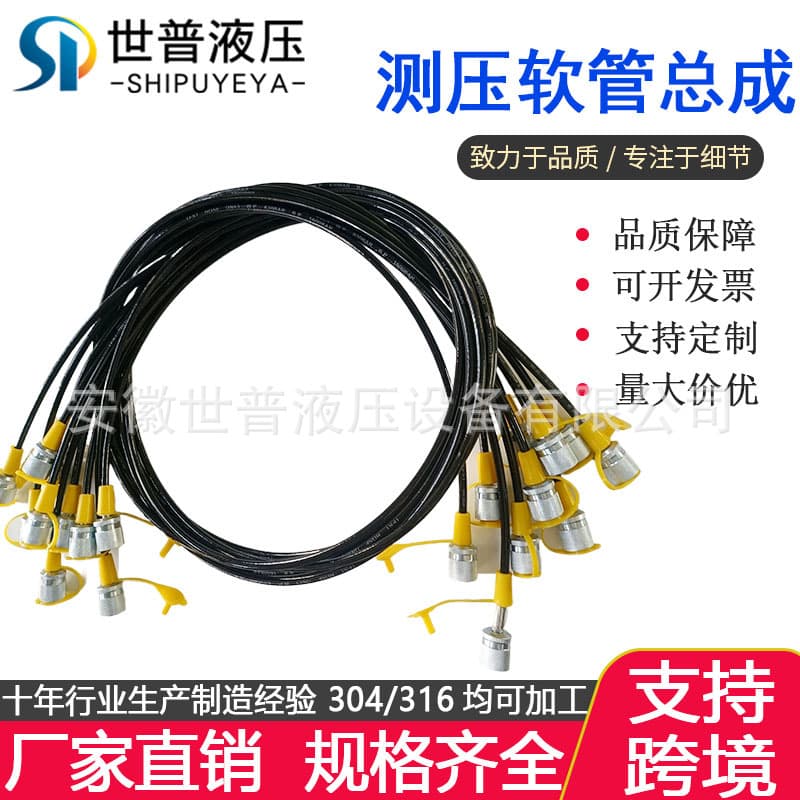 High-pressure test hose assembly TEST HOSE DN=3 W.P 630BAR B.P 1600BAR