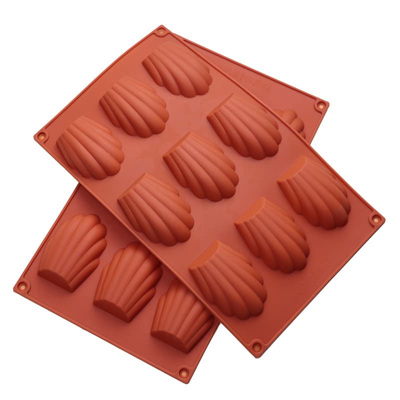 9-Cavity Shell Silicone Cake Mold Madeleine Mold Baking/Cookie/Silicone Mousse Cake Mold