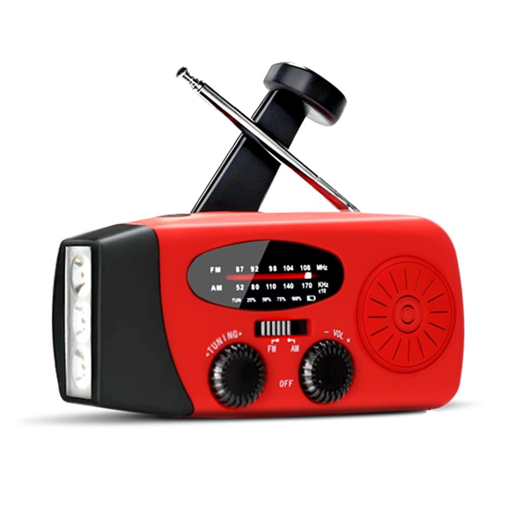 Multifunctional hand-cranked radio, an emergency SOS radio and portable flashlight, is a hot-selling item in cross-border e-commerce.
