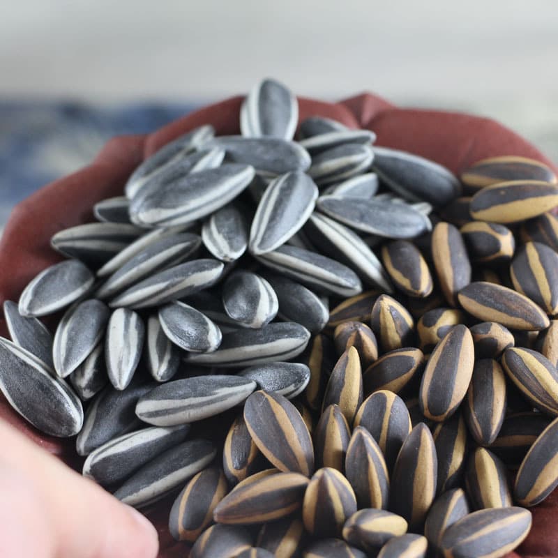 Purple Sand Sunflower Seed Watermelon Seed Tea Pet Sculpture Ornament Tea Fun Tea Tray Ceramic Tea Interest Fruit Home Decoration
