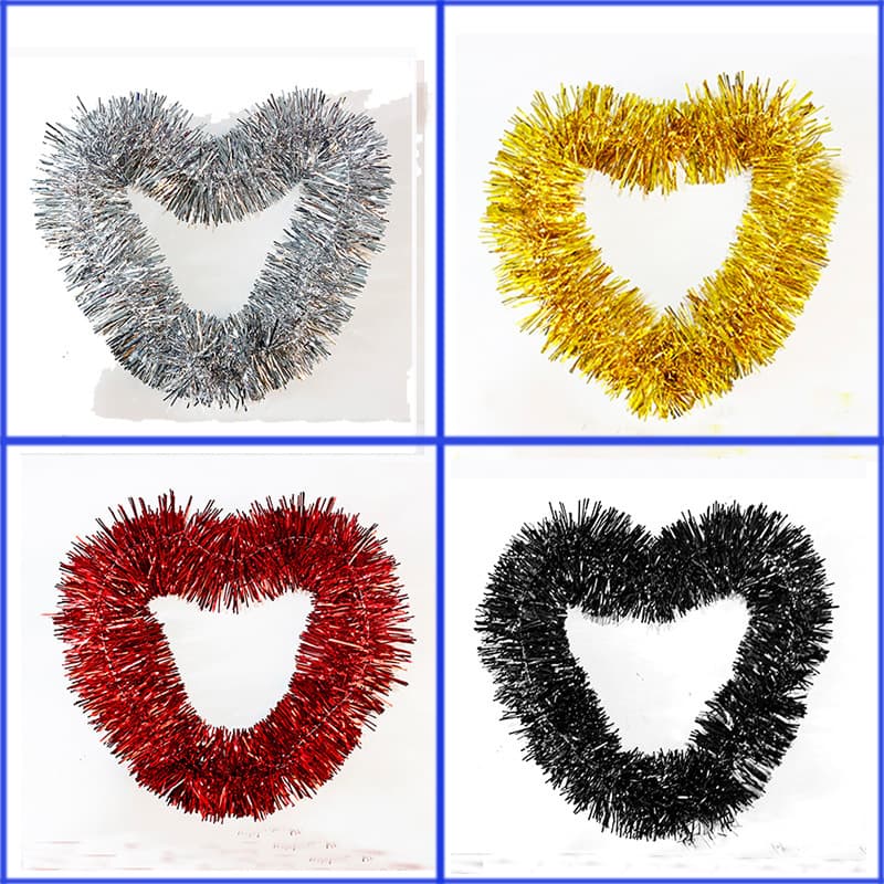 Wholesale 2m Thickened Flocked Strips for Christmas Decorations, Streamers, and Kindergarten Activity Setups