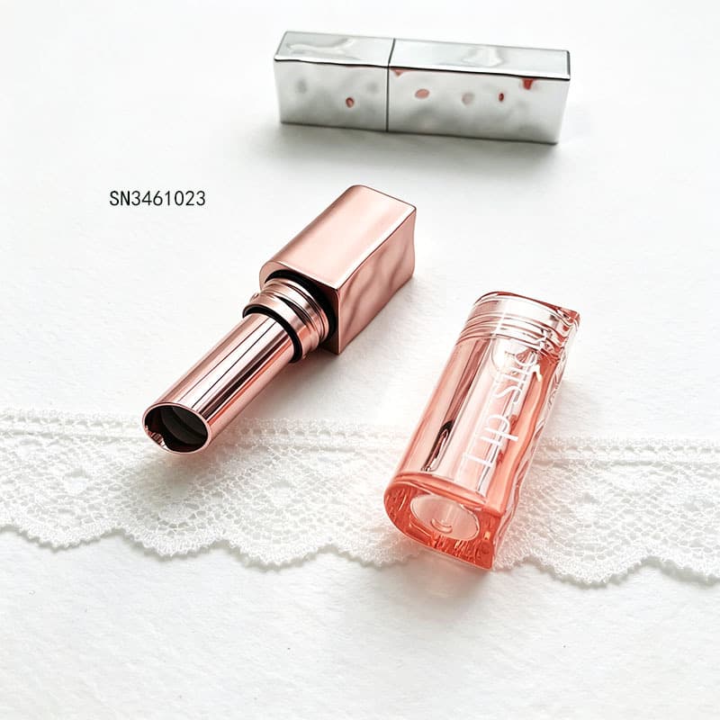 Wave Pattern Airtight Lipstick Tube Slanted Lipstick Tube Deodorant Stick Tube Lipstick Tube Cosmetic Packaging
