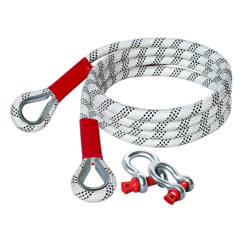Vehicle tow rope outdoor off-road tow rope emergency rescue rope thickened tow rope tow rope