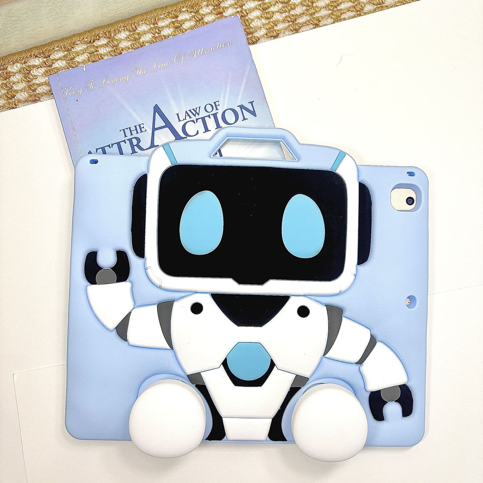 Cartoon Stand Suitable for iPad Air 11Th Generation A16 Protective Case and Samsung A9 Plus Tablet Protective Case