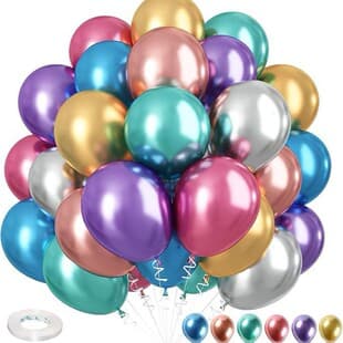 Cross-border new metal balloon wedding wedding balloon decoration birthday party round metal balloon set