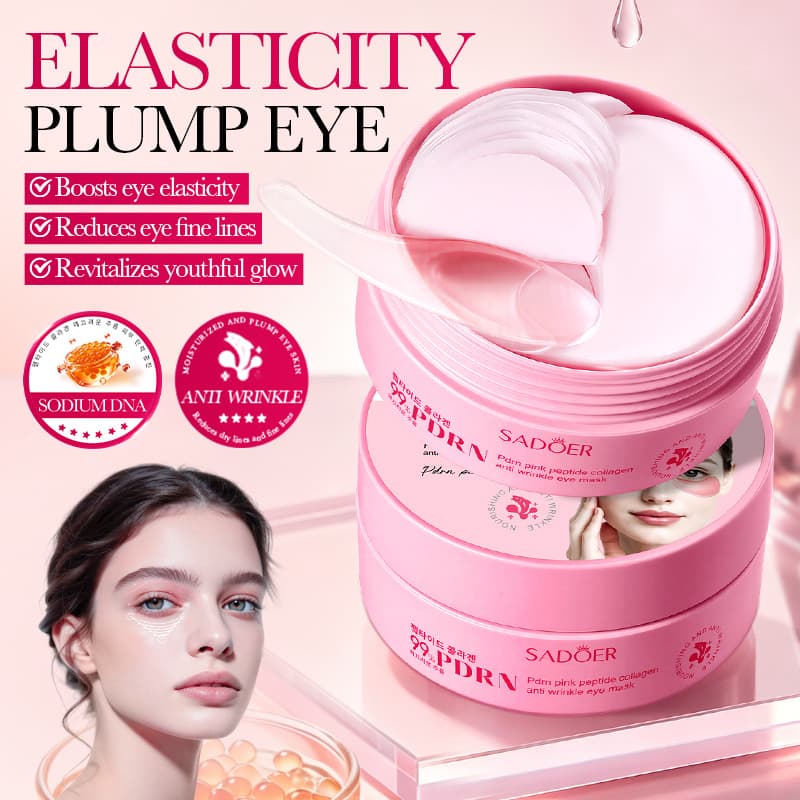 Full English salmon pink peptide eye mask SADOER collagen anti-wrinkle care EYE MASK cross-border