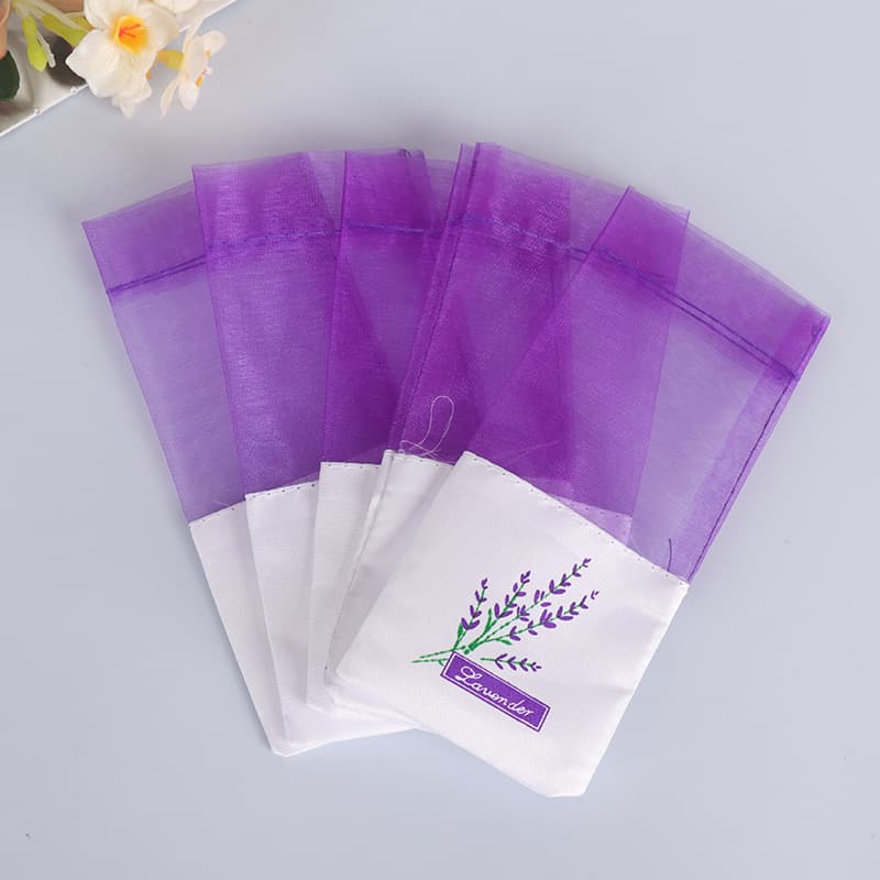 Lavender Sachet Empty Bag Linen Mesh Sachet Bag Handmade DIY Material Breathable Fillable Factory Direct