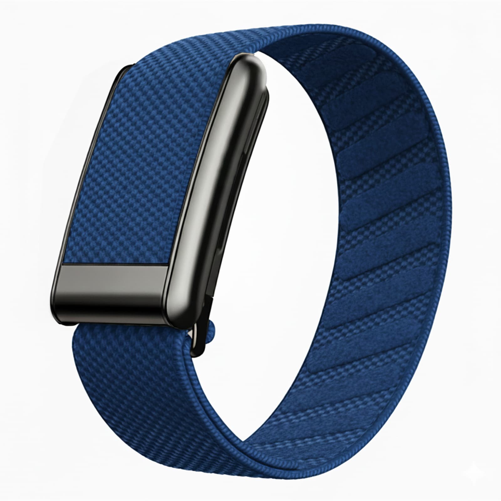 Compatible with Whoop 5.0 MG Watch Nylon Knit Waterproof Black Metal Frame Accessory Strap, Cross-Border Hot Seller