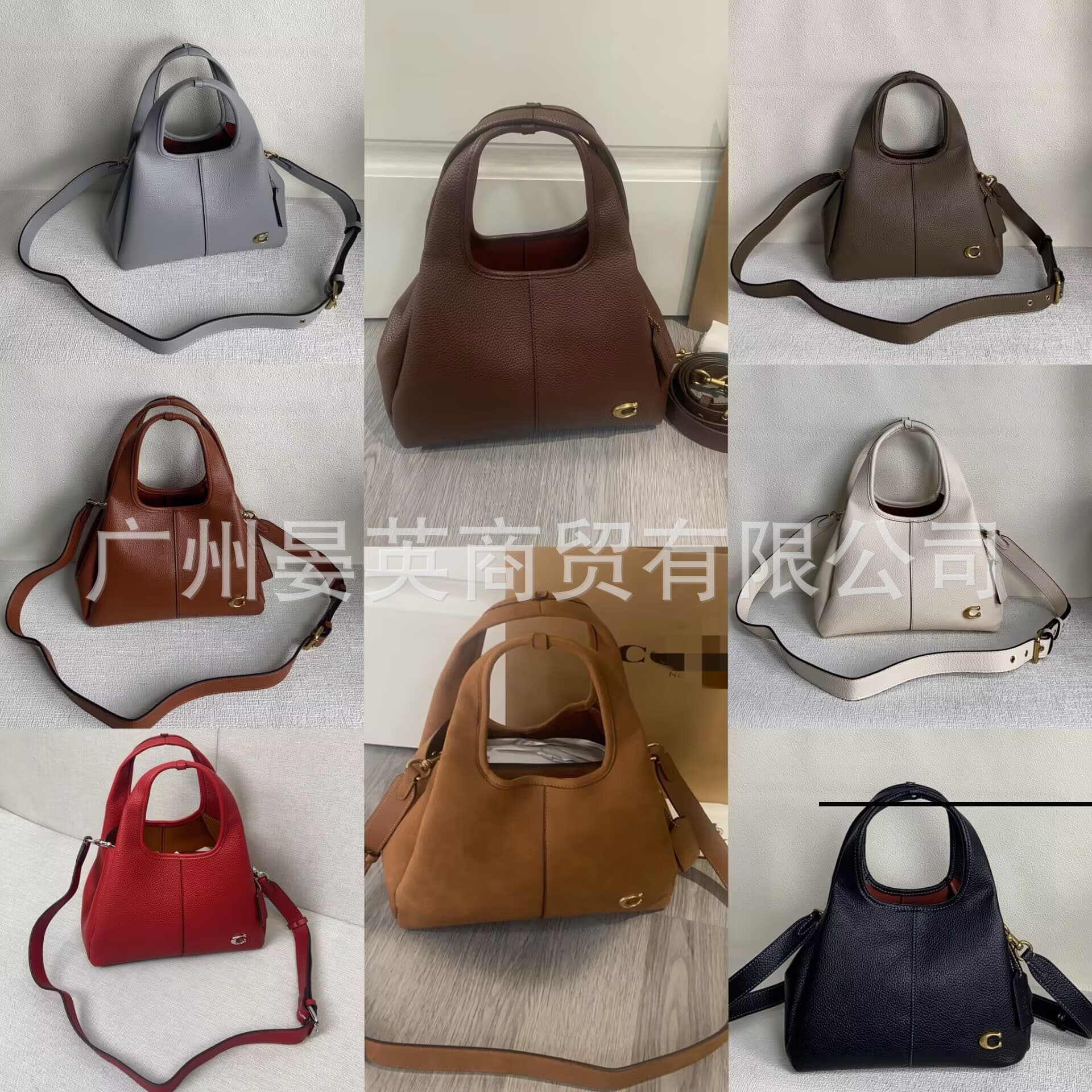 Koujia C Lana 23 Basket Bag Solid Color Genuine Leather Handbag Shoulder Bag Crossbody Bag Pebble Grain Leather