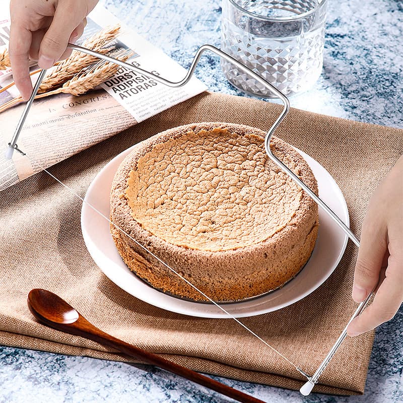 Stainless Steel Bread Cake Slicer Cutter Auxiliary Layering Tool Baking Supplies Long-term Availability