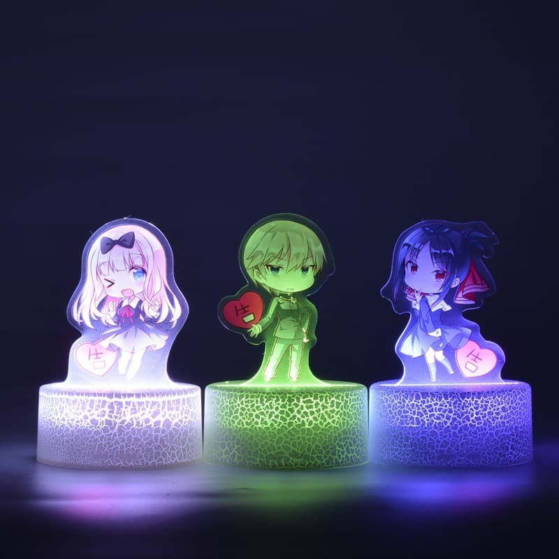 Acrylic Night Lamp Decorative Piece Toranosuke Kousaka Anime Surrounding Small Night Light Decoration Candy Apple Red Color