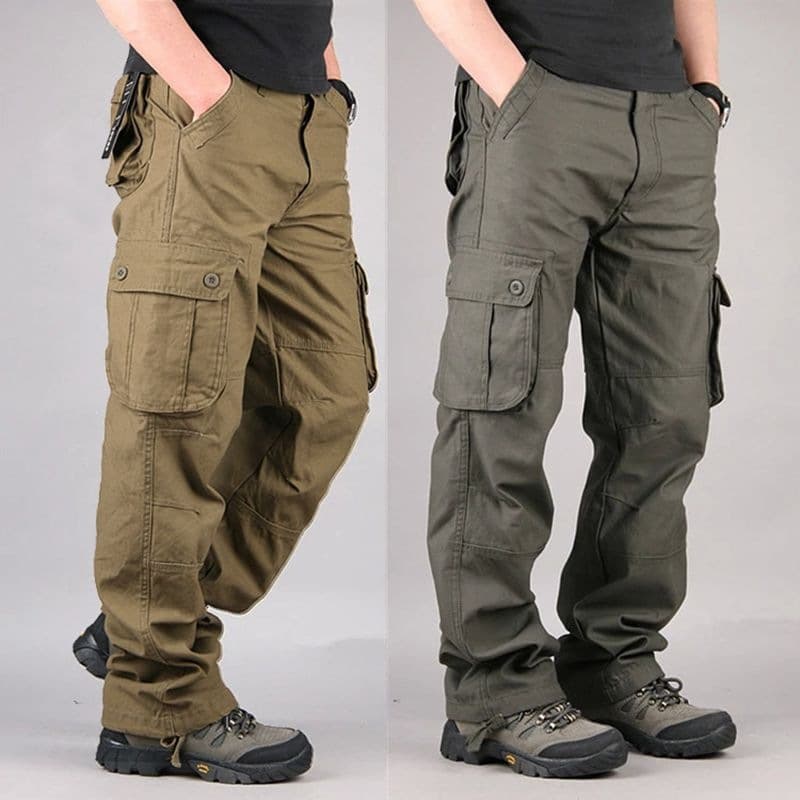Wholesale Overseas Work Pants Men Multi-Pocket Pants New Men's Casual Loose Men's Trousers Workwear Pants AliExpress