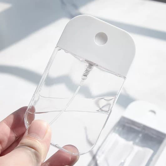 Portable Card Spray Bottle Compact Minimalist Spray Bottle Portable Perfume Toner Refillable Spray Bottle
