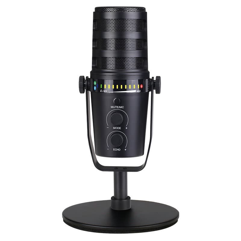Cross-Border Wired Dynamic Microphone for Conference, Computer Gaming, Sound Card USB/XLR Professional Live Recording Karaoke Microphone