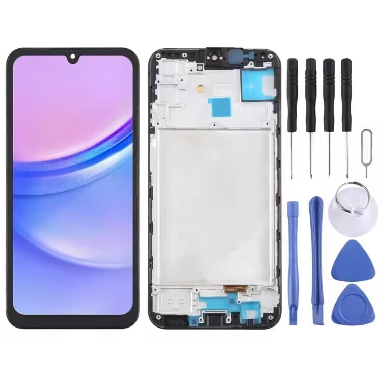 Samsung A15 4G Screen Assembly Compatible with A15 5G A156 A155 Liquid Crystal Display Screen High Resolution Capacitive Touch Screen