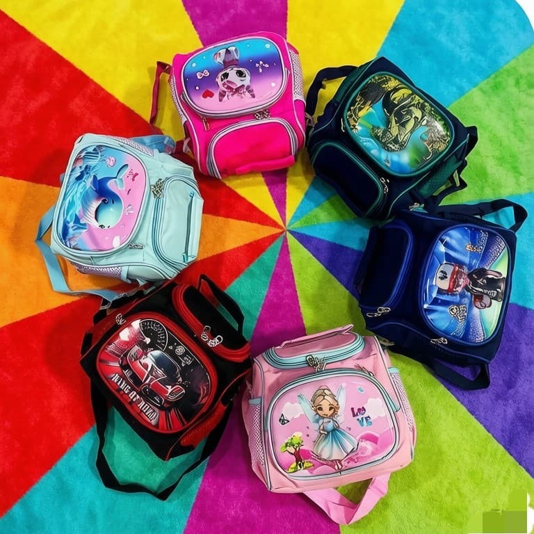 Cross-border Outdoor Double-layer Insulated Cooler Bag In Stock Wholesale Portable Kids Lunch Bag Handheld Thickened Lunch Box Insulated Bag
