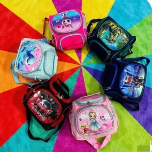 Cross-Border Outdoor Double-Layer Insulated Lunch Bag, Wholesale Stock, Portable Kids Lunch Bag, Handheld Thickened Lunch Box Insulation Bag