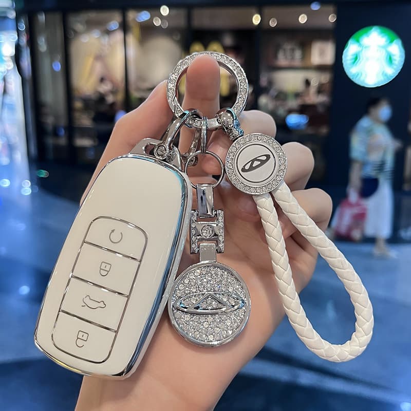 Chery Arrizo 8 Pro Car Key Cover 5 Plus Explorer 06 Tiggo 7L/5X Buckle Oumeng Da 5 Shell Premium Case