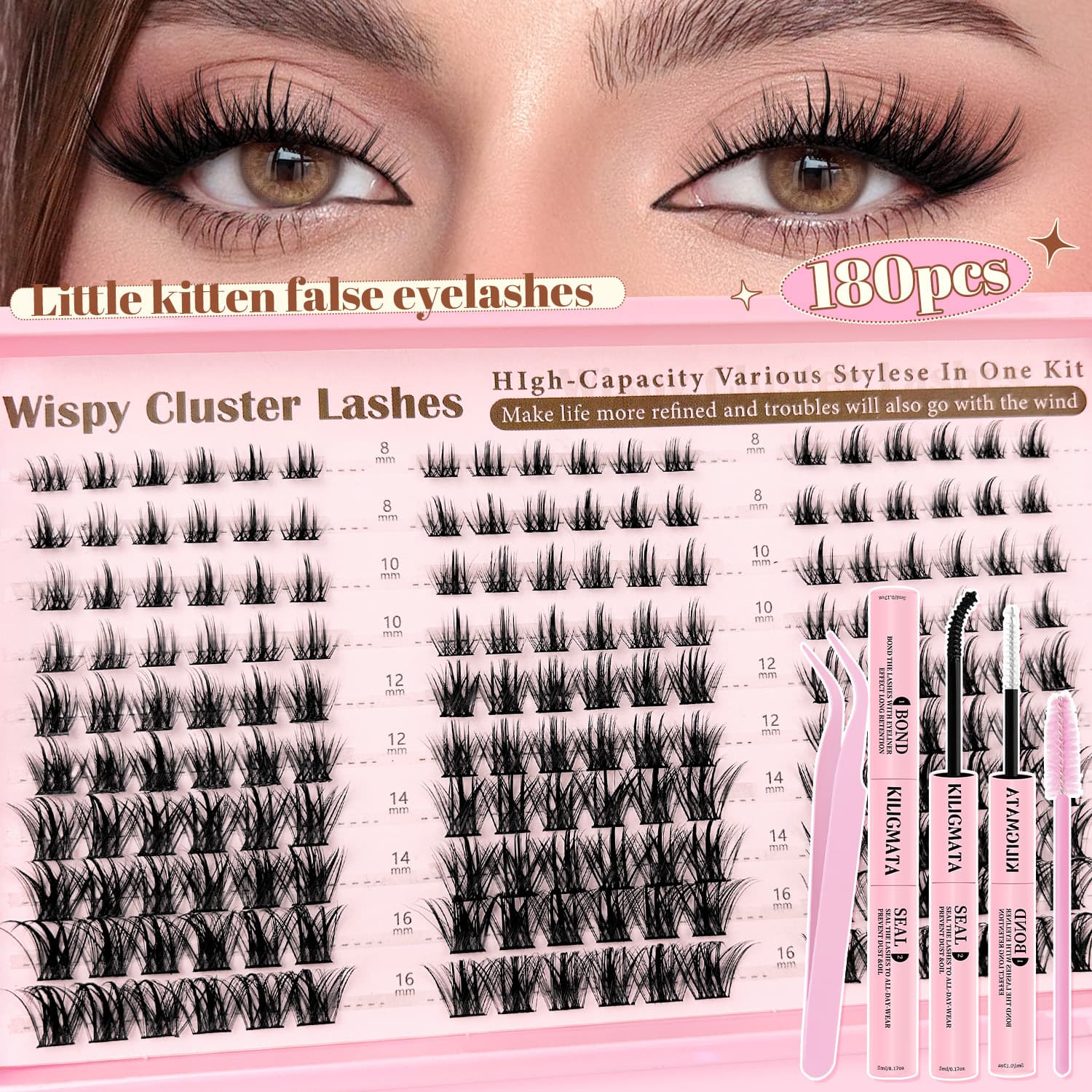 tk Amazon's popular false eyelashes cross-border European and American large-capacity false eyelashes Дом и Сад lash