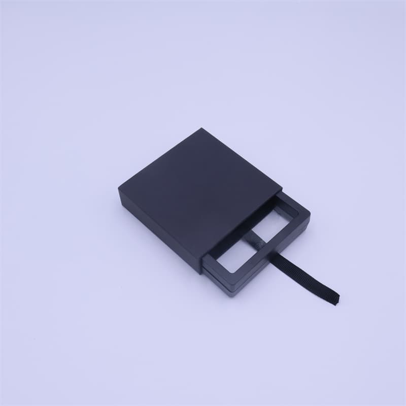 Transparent PE Suspension Film Drawer Box Jewelry Display Packaging Box Dustproof Storage Pull-Out Box