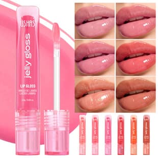 USHAS Amazon Hot Selling Lip Gloss Lip Glaze Water Light Lip Glaze Lip Oil Moisturizing Lip Balm Cross-Border ULG038