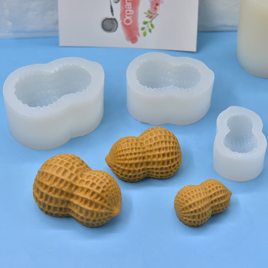 Simulation peanut series peanut baby fat peanut silicone mold handmade chocolate cake dessert baking mold