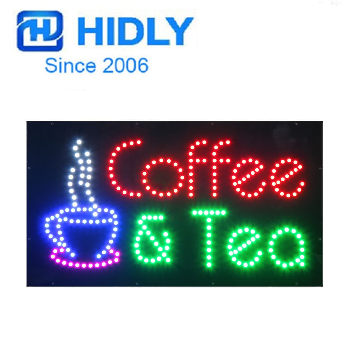LED Coffee Tea ABS Signage Manufacturer for Cafe Shop Signs, Tea and Snack Bars, Cold Beverage Store Signboards