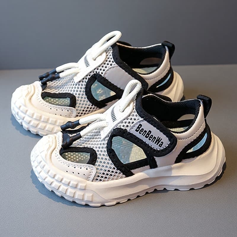 Boys' Sandals Summer 2025 New Hollow Soft Sole Children's Mesh Shoes Boys' Sports Shoes Casual Shoes Toddler