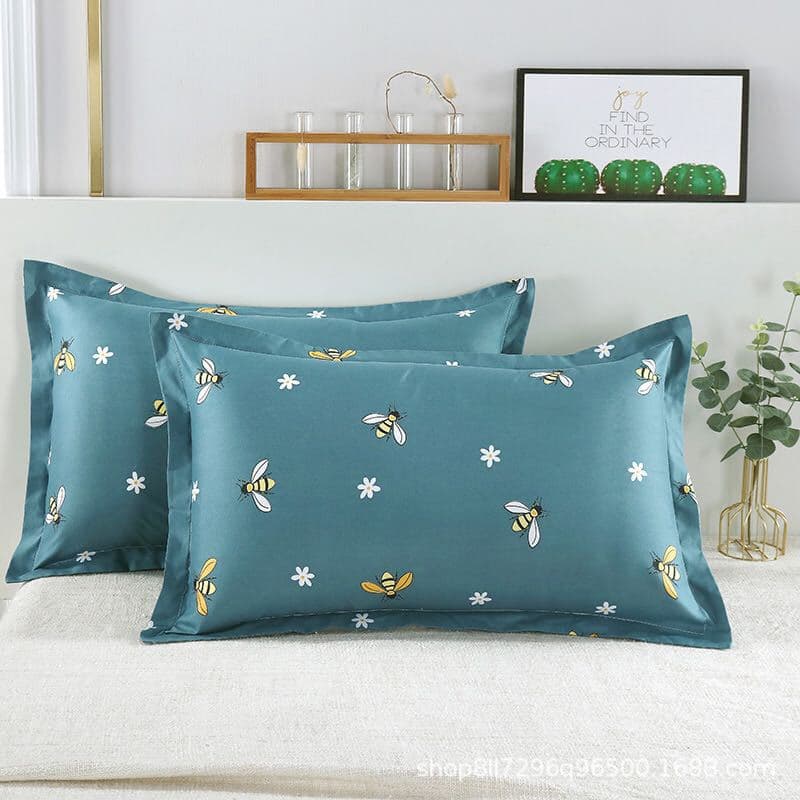 Washable Pillow Core with Pillow Set Single Adult Pillowcase Pair Student Dormitory Cervical Pillow Wholesale
