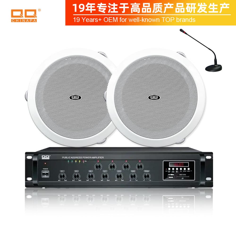 Ceiling Speaker 3W/6W 6-inch Constant Voltage Ceiling-mounted Mall Background Music Broadcasting System Horn, High Fidelity