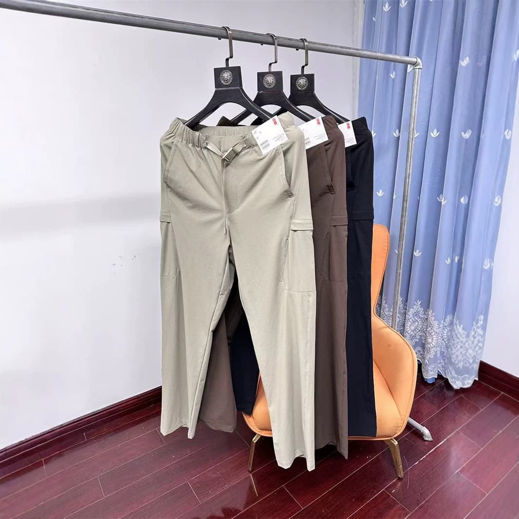 Outdoor functional style-Foreign trade list Men's autumn stretchy quick-drying water-repellent versatile elastic waist work casual pants