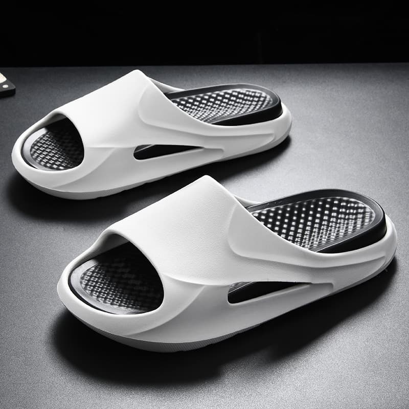 Wholesale men's flip-flops summer stool-stepping sensation thick sole anti-slip household outdoor sports casual beach bathroom flip-flops