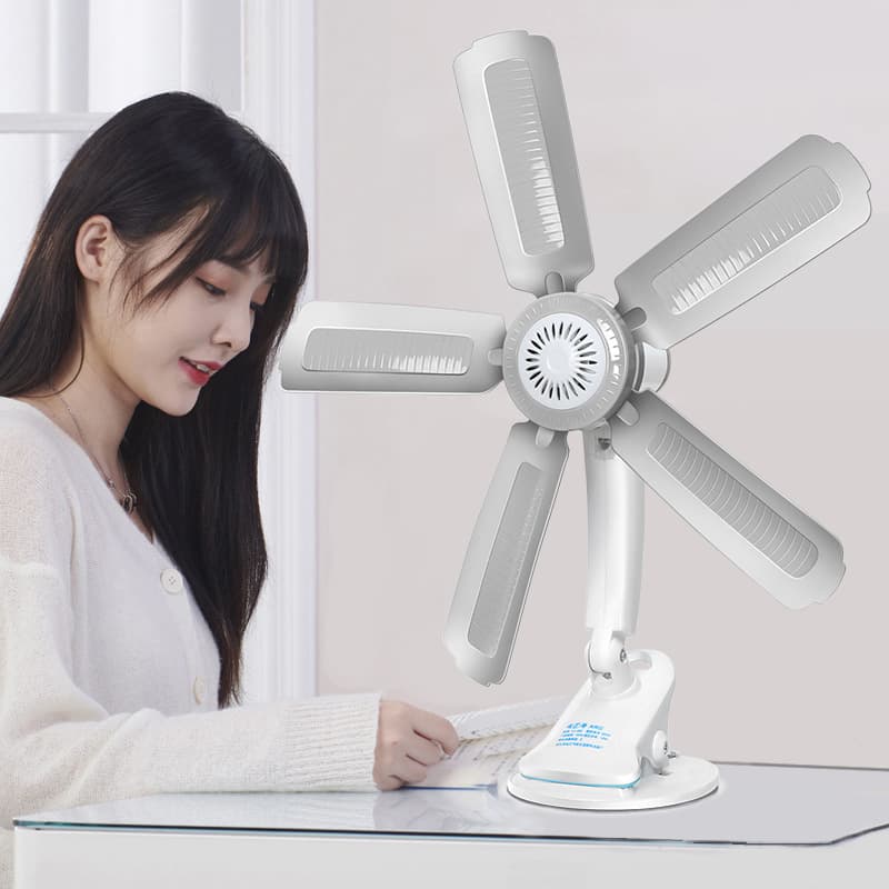 Clip-on Fan for Bedside, Dorm Room, Office Desk, Quiet Small Fan, Desktop Clip Fan