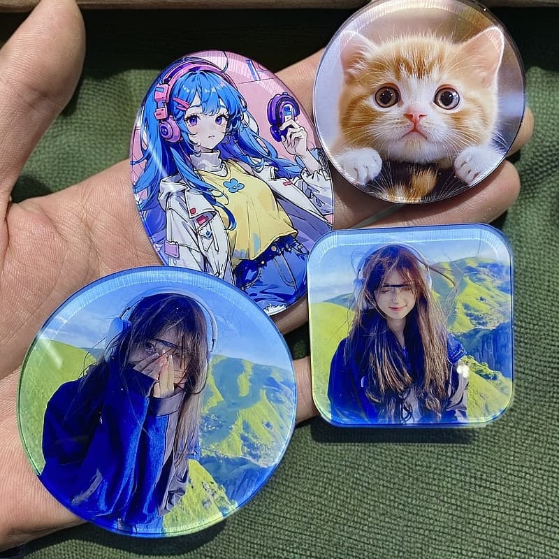 Sublimation Blank Acrylic Fridge Magnet Soft Magnetic Sheet