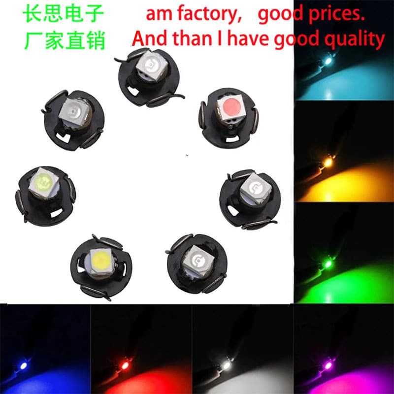 Car LED Dashboard Light B8.5 T4.7 T4.2 T3 Indicator AC Light 5050 3030 1SMD