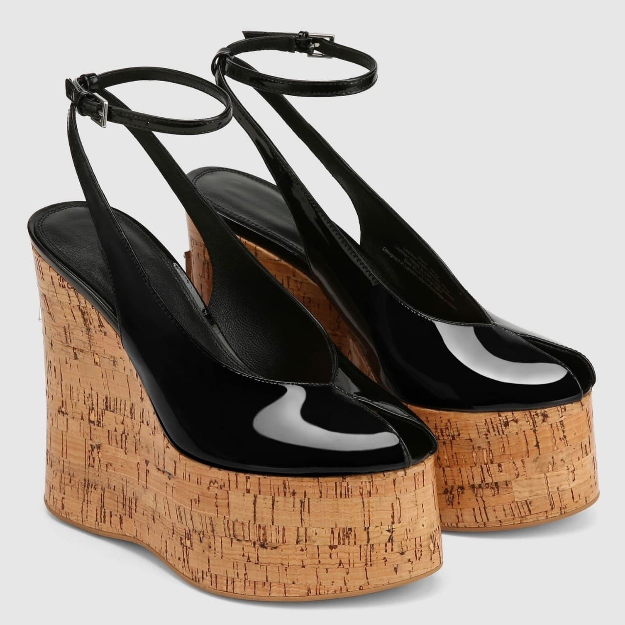 Cross-border Thick Sole Platform Sandals, New Fashion Versatile Peep Toe Wedge Heel Backless Shoes for Export