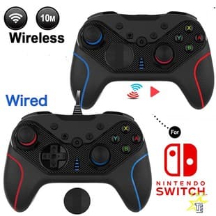 Switch Wireless Controller One-Key Wake Up PC Steam/iOS/Android Genshin Impact Cloud Gaming Turbo