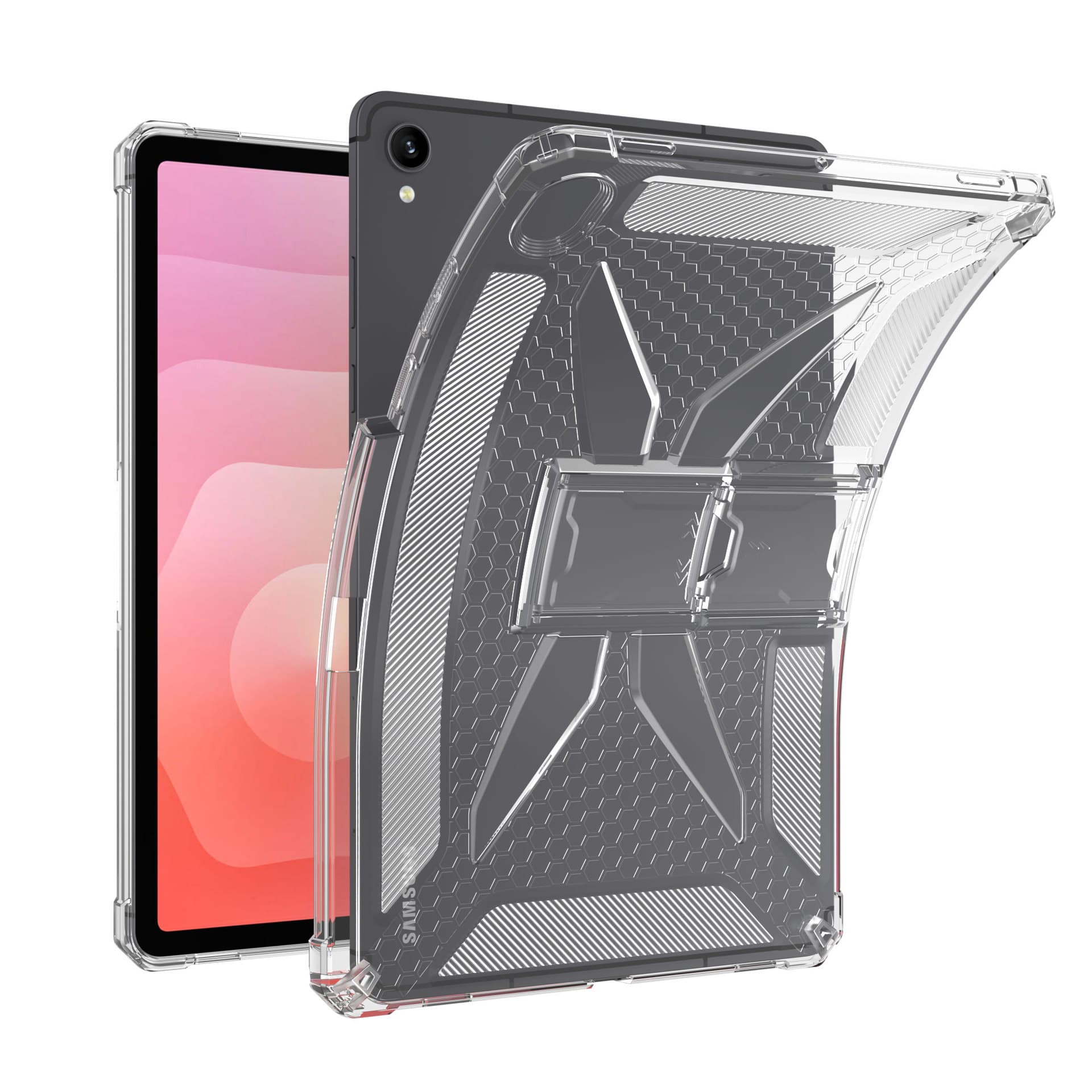 Compatible with S11 Tablet Protective Case Foldable Stand 11 inch 2025 Pen Slot Heat Dissipation X730/X736 Shockproof Transparent Shell