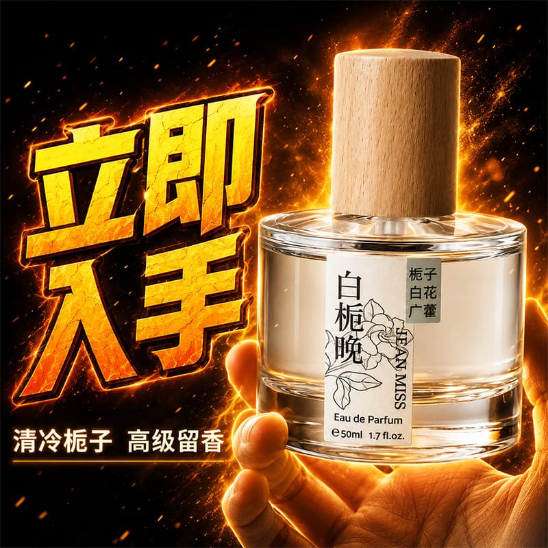 Xiaocheng Yixiang Gardenia Women's Perfume Long-Lasting Scent TikTok Kuaishou Hot Item Jasmine Niche Perfume Wholesale