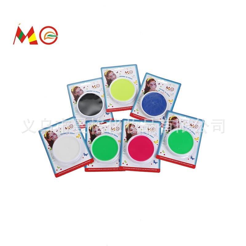 World Cup Fan Gear Face DIY Graffiti Decoration Round Box Face Paint, Natural and Easy to Apply Round Box Face Paint
