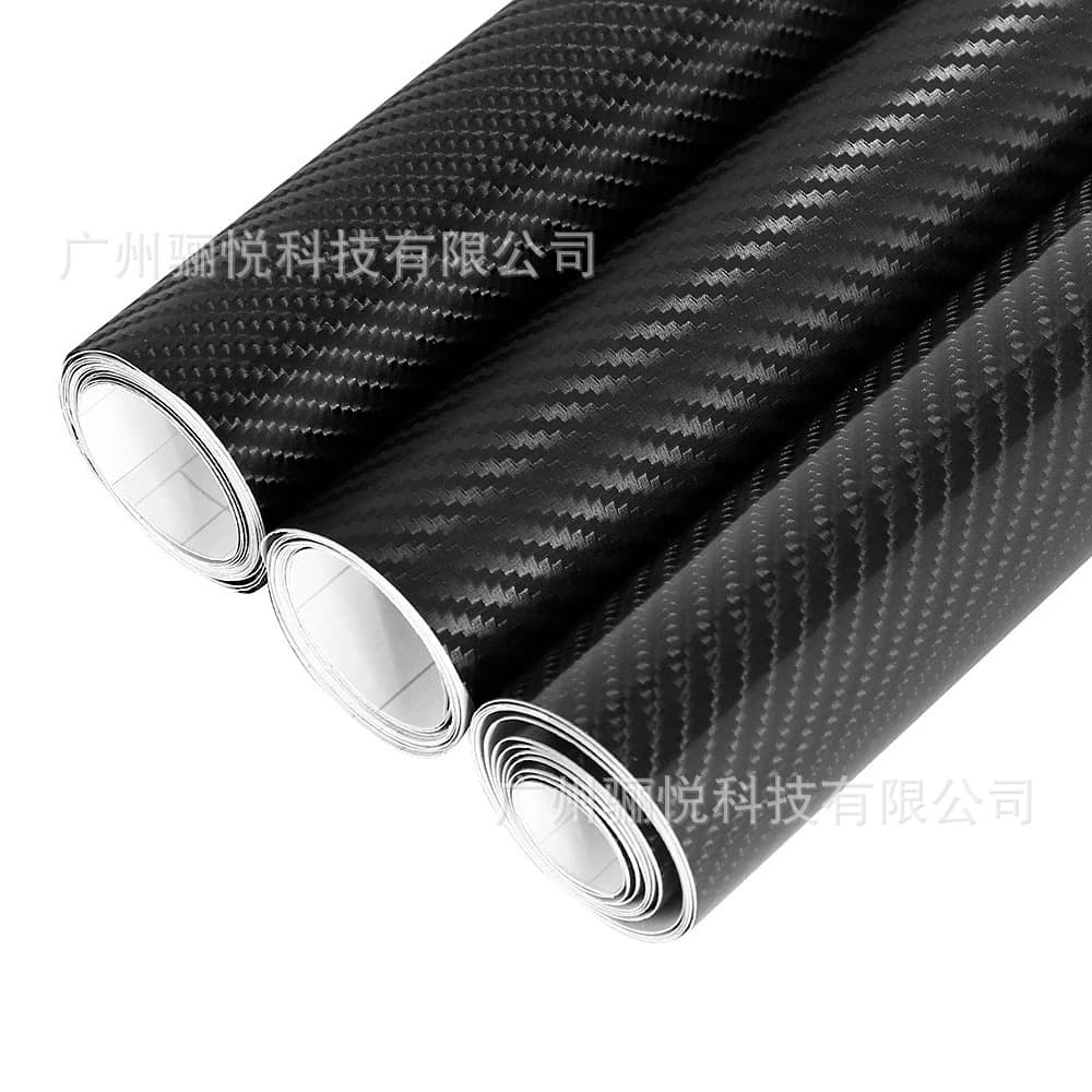 Carbon Fiber Sticker Film DIY Car Motorcycle Tablet Sticker Full Body PVC Decal for Vehicle Laptop Tablet Installation