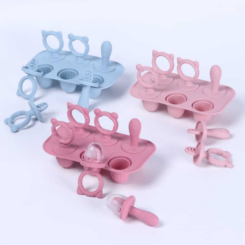 Letter ice cream mold household popsicle popsicle food grade silicone homemade children's ice cream baby food supplement mold