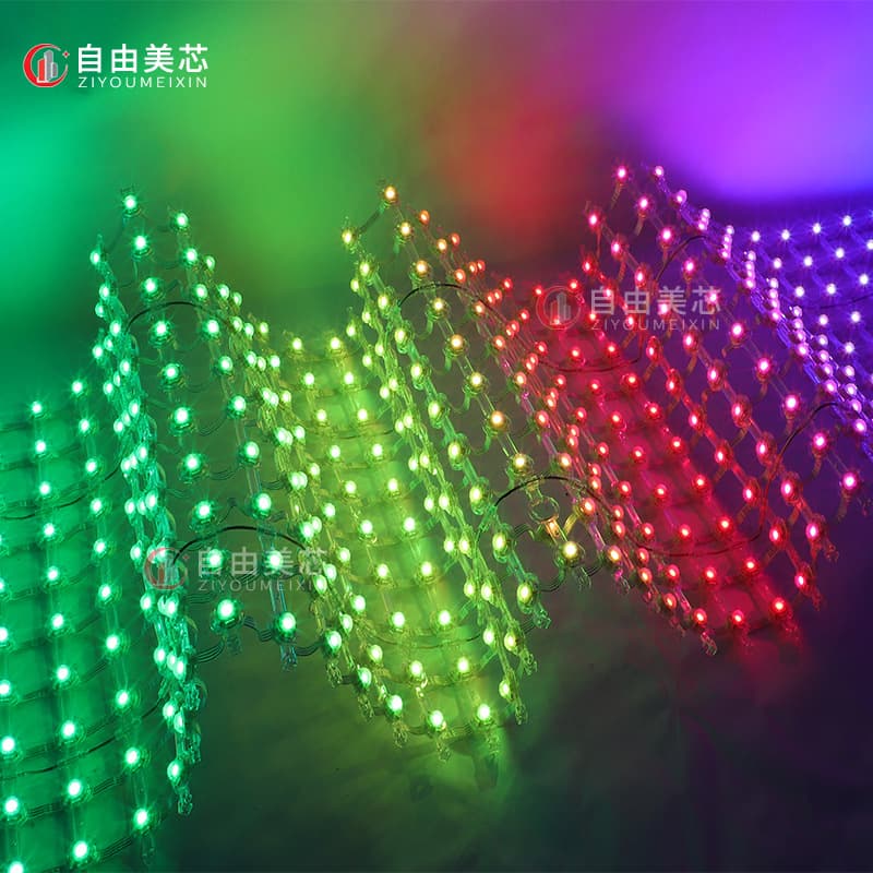 LED Mesh Screen P60 Rental Outdoor Engineering Transparent Flexible Screen Building Facade Display Pixel Screen Ultra High Brightness